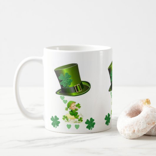 Saint Patrick's Day Mok (Met donut)