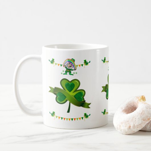 Saint Patrick's Day Mok (Met donut)
