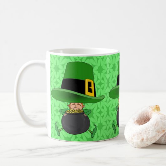 Saint Patrick's Day Mok (Met donut)
