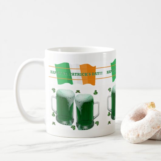 Saint Patrick's Day Mok (Met donut)