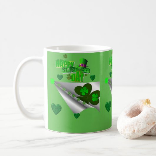 Saint Patrick's Day Mok (Met donut)