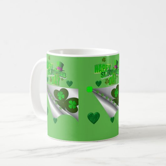 Saint Patrick's Day Mok (Voorkant links)