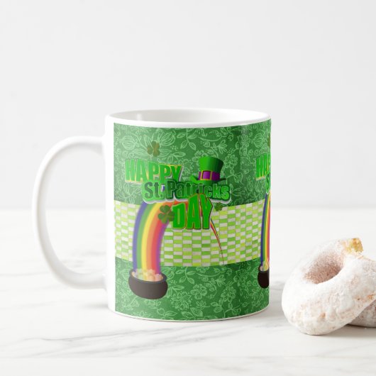 Saint Patrick's Day Mok (Met donut)