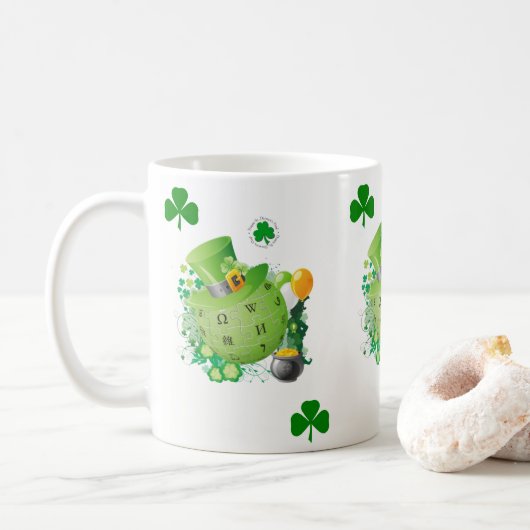 Saint Patrick's Day Mok (Met donut)
