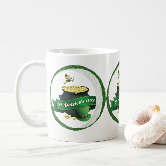 Saint Patrick's Day Mok (Met donut)