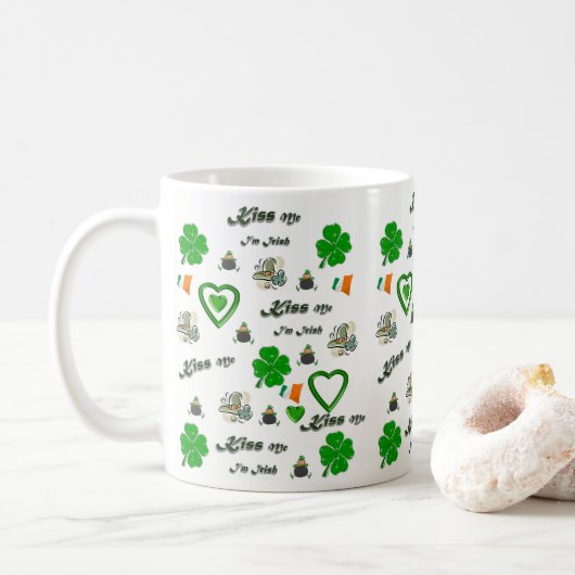 Saint Patrick's Day Mok (Met donut)