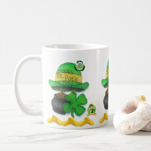 Saint Patrick's Day Mok (Met donut)