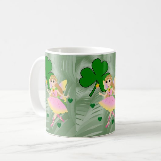 Saint Patrick's Day Mok Fairy (Voorkant links)