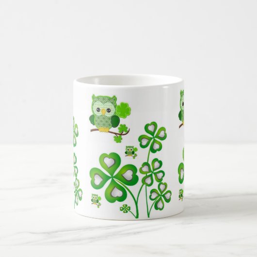 Saint Patrick's Day Mok Owl (Center)
