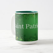 Saint Patrick's Day mug Tweekleurige Koffiemok (Voorkant links)