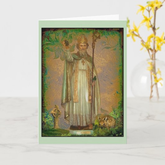 Saint Patrick's Day Note Kaart (Gele Bloem)