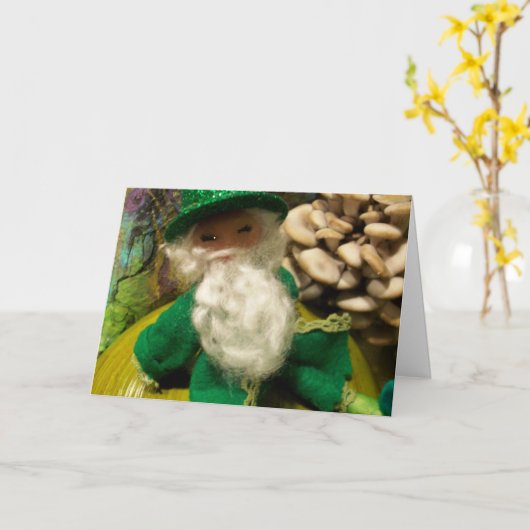 Saint Patrick's Day Note Kaart (Gele Bloem)