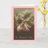  Saint Patrick's Day Notecard Kaart (Gele Bloem)
