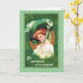 Saint Patrick's Day Notecard Kaart (Gele Bloem)