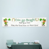 Saint Patrick's Day of Irish Business Spandoek (Beurs)