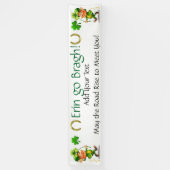 Saint Patrick's Day of Irish Business Spandoek (Verticaal)