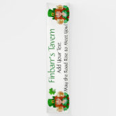 Saint Patrick's Day of Irish Business Spandoek (Verticaal)