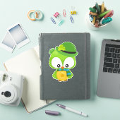 Saint Patrick's Day Owl, Clovers, Leprechaun Pet Sticker (iPad Cover)