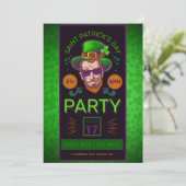 Saint Patrick's Day Party Flyer Kaart (Staand voorkant)