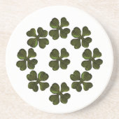 SAINT PATRICK'S DAY PARTY shamrock Zandsteen Onderzetter (Voorkant)