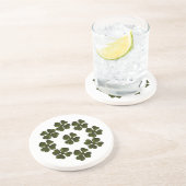 SAINT PATRICK'S DAY PARTY shamrock Zandsteen Onderzetter (Zijkant)