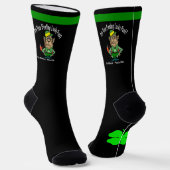 Saint Patrick's Day Pinch Lucky Leprechaun, Klaver Sokken (Gebogen)