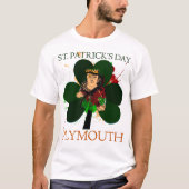 Saint Patrick's Day Plymouth-T-shirt T-shirt (Voorkant)