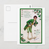 Saint Patrick's Day Poem,  Briefkaart (Voorkant / Achterkant)