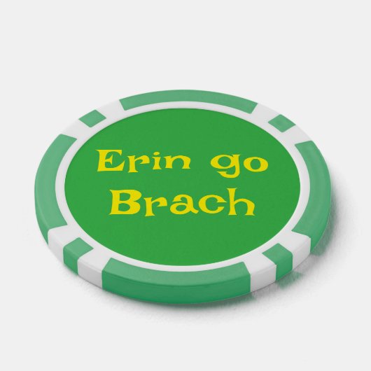 Saint Patrick's Day poker chip (Enkel)