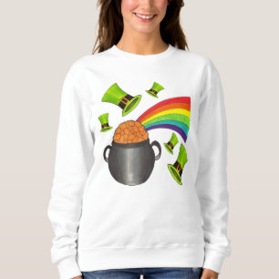 Saint Patrick's Day Pot o Gold Rainbow Leprechaun Trui