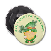 Saint Patrick's Day Pot of Gold Party Button Flesopener (Voorkant)