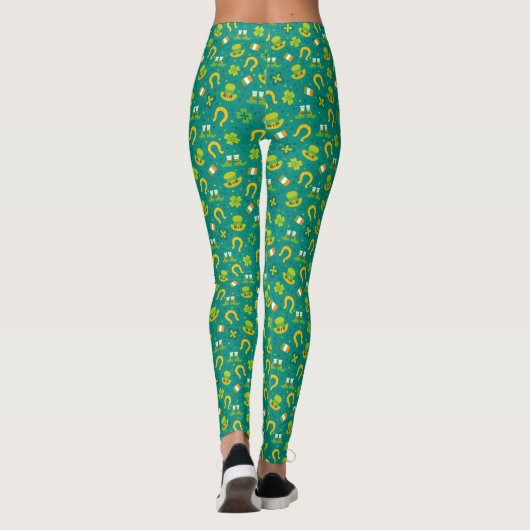 Saint Patrick's Day Print Leggings (Achterkant)
