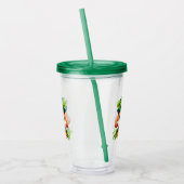 Saint Patricks' Day puppy Acryl Drinkbeker (Links)