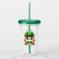 Saint Patricks' Day puppy