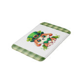 Saint Patricks' Day puppy Badmat (Gekanteld)