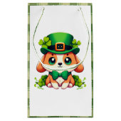 Saint Patricks' Day puppy Klein Cadeauzakje (Achterkant)