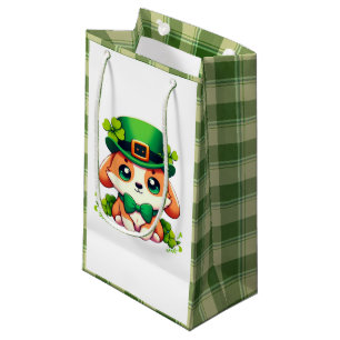 Saint Patricks' Day puppy Klein Cadeauzakje