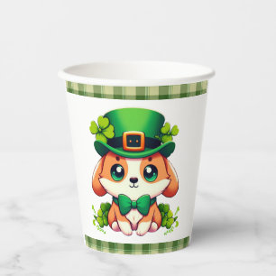 Saint Patricks' Day puppy Papieren Bekers