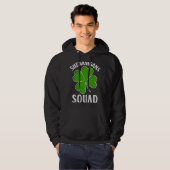 Saint Patricks Day Quote Shenanigans Squad Irish Hoodie (Voorkant volledig)