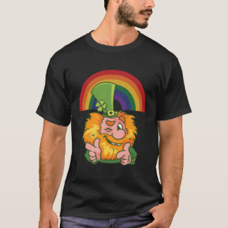 Saint Patrick's Day Regenboog Leprechaun T-shirt