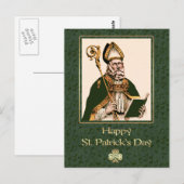 Saint Patrick's Day Religieus Briefkaart (Voorkant / Achterkant)