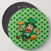 Saint Patrick's day Ronde Button 6,0 Cm (Voorkant /achterkant)