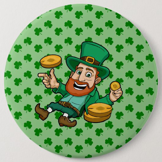 Saint Patrick's day Ronde Button 6,0 Cm (Voorkant)