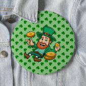 Saint Patrick's day Ronde Button 6,0 Cm (In situ)