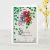 Saint Patrick's Day Roos,  Kaart (Gele Bloem)