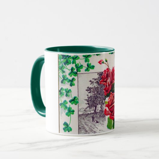 Saint Patrick's Day Roos, Mok (Voorkant links)