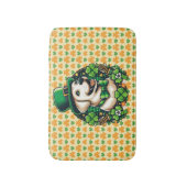 Saint Patrick's Day Schattige Dog Badmat (Voorkant Verticaal)