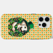Saint Patrick's Day Schattige Dog Case-Mate iPhone Case (Achterkant (horizontaal))