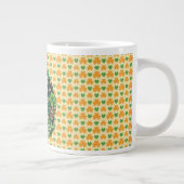 Saint Patrick's Day Schattige Dog Grote Koffiekop (Rechts)