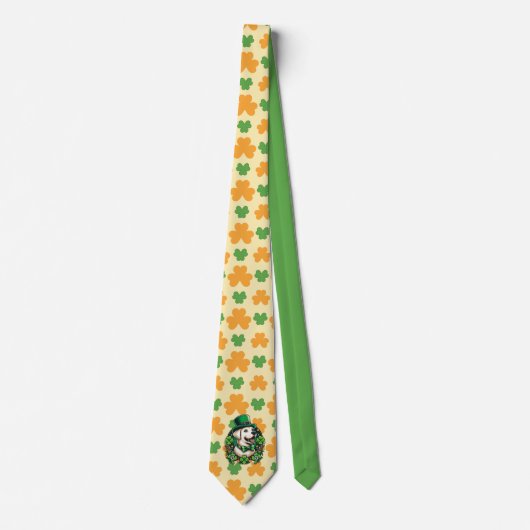 Saint Patrick's Day Schattige Dog Stropdas (Voorkant)